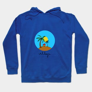 Village with color art Hoodie